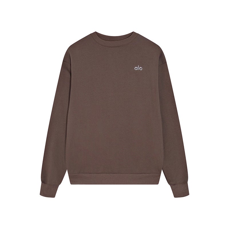 Unisex Fleece Crew Neck Sweatshirt Set with Embossed Logo - 2026 Spring New  Arrival - Image 1