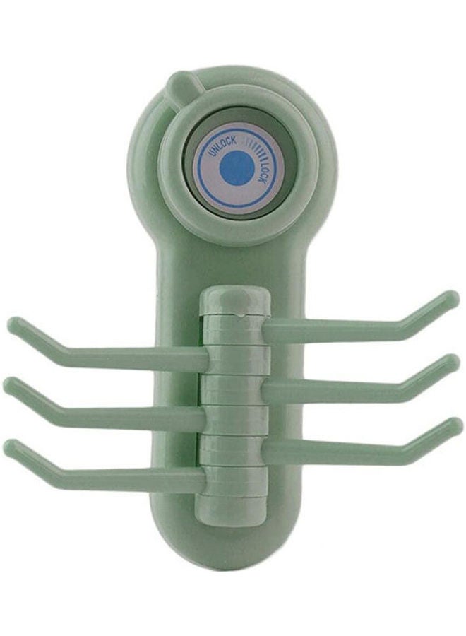 علاقة سحرية بدون براغي 6 خطافات لون رمادي