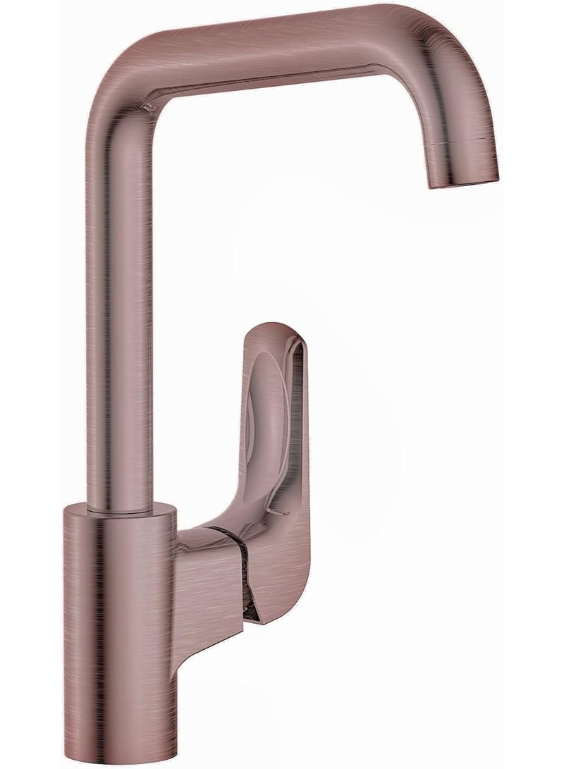 HESANIT Elite Single Lever Kitchen Faucet, Deck Mounted Brass Sink Mixer – Oil Rubbed Bronze Finish, Durable Solid Brass, Model 7005ORB - Image 1