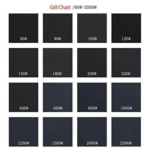 MAXMAN Sandpaper Sheets, 120 Grit Dry Wet Sand Paper, 9 x 11 Inch,Silicon Carbide, for Wood Furniture Finishing,Metal Sanding and Automotive Polishing,10 -Sheet - Image 3