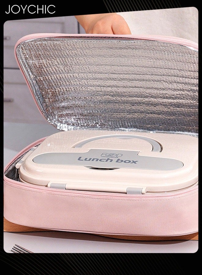 Joychic Oxford Multifunction Food Insulation Bag Warm and Fresh Keeping Reusable Lunch Bag for School Office Outdoor Picnic - Image 2