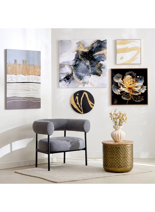 Nairobi Acrylic and Glossy Abstract Wall Art 80 x 2.5 x 80 cm