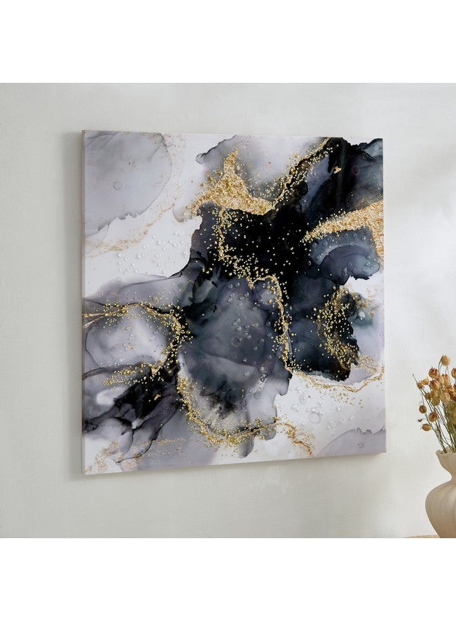 Nairobi Acrylic and Glossy Abstract Wall Art 80 x 2.5 x 80 cm
