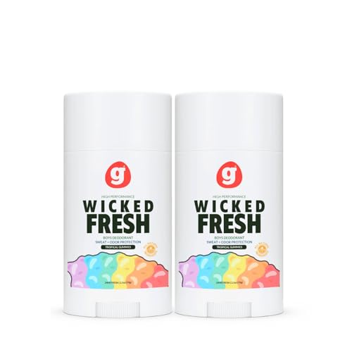 GROWING BASICS Natural Deodorant for Boys Ages 6 & Up - Aluminum-Free, High-Performance Underarm Gel Stick, Kids Deodorant, Safe & Gentle for Preteen Boys 8-12 - Citrus Scent, 2 Pack - Image 1