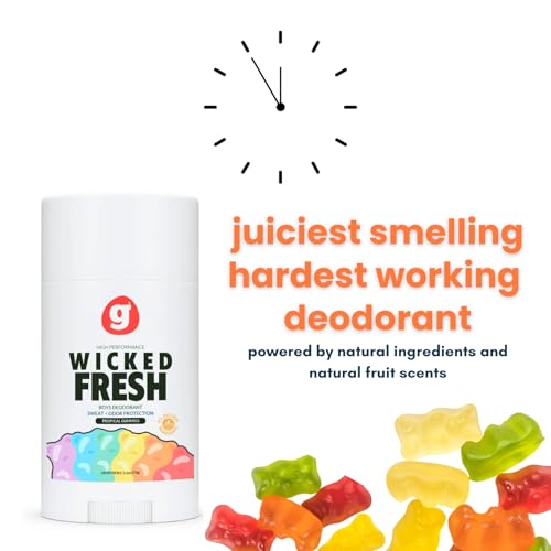 GROWING BASICS Natural Deodorant for Boys Ages 6 & Up - Aluminum-Free, High-Performance Underarm Gel Stick, Kids Deodorant, Safe & Gentle for Preteen Boys 8-12 - Citrus Scent, 2 Pack - Image 5