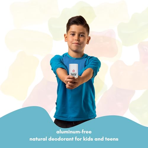 GROWING BASICS Natural Deodorant for Boys Ages 6 & Up - Aluminum-Free, High-Performance Underarm Gel Stick, Kids Deodorant, Safe & Gentle for Preteen Boys 8-12 - Citrus Scent, 2 Pack - Image 3