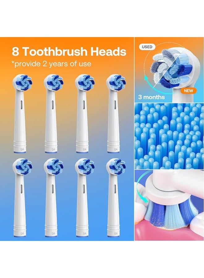 Bitvae R1 Rotary Electric Rechargeable Toothbrush with 5 Cleaning Modes and Fast USB Charging for Deep Clean and Whiten Teeth - Image 4