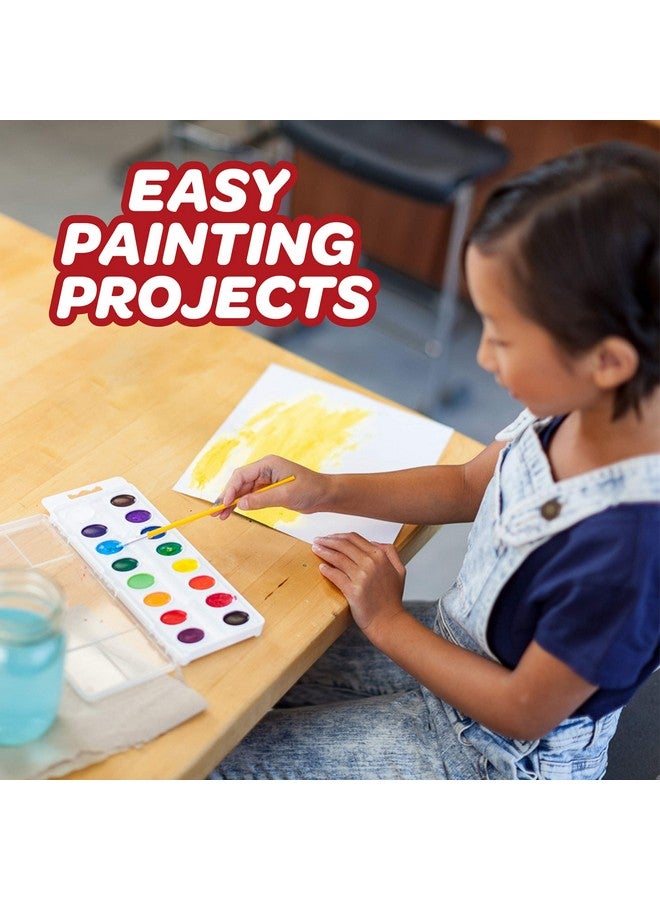 Crayola مجموعة خلط ألوان مائية من كرايولا مع فرشاة طلاء تاكلون، 8 ألوان طلاء - Image 5