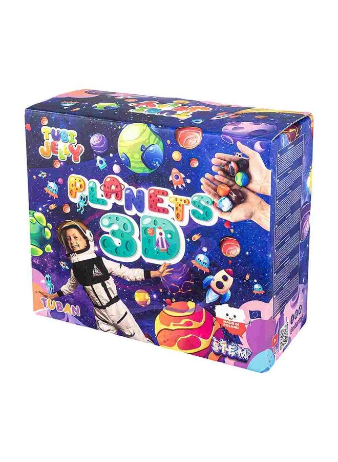 Tuban Tubi Jelly 3D Planet DIY Kit (5 Colors) - Image 1