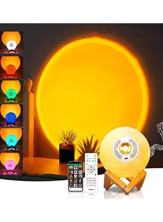 SQ510 Sunset Moon Lamp Quran Speaker  - Image 2