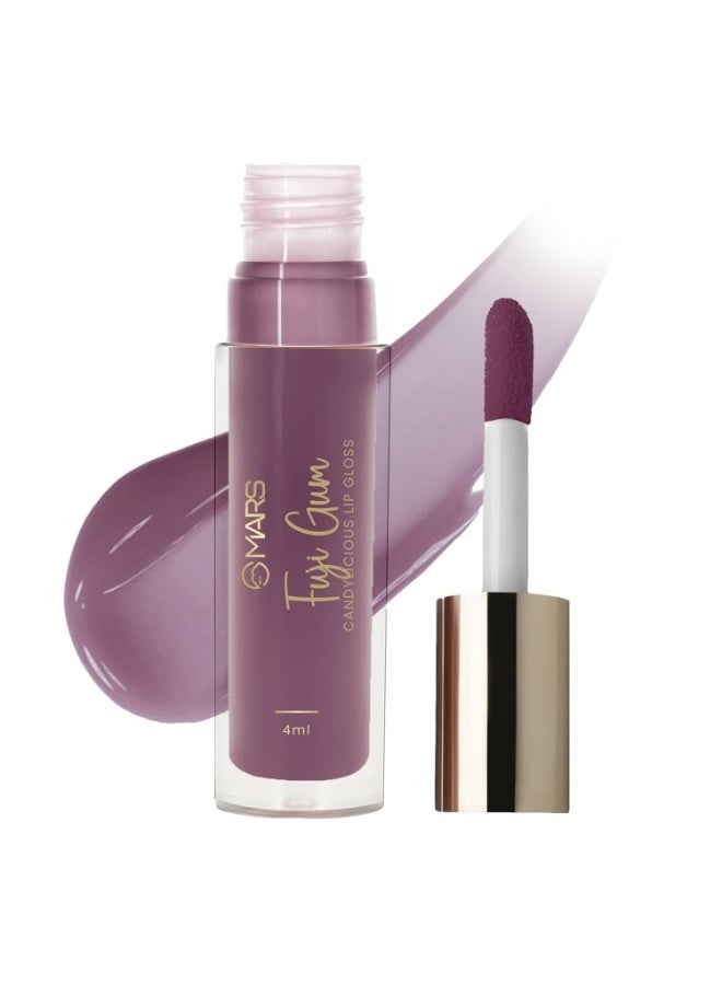 مارس ملمع الشفاه كاندليشوس شير للنساء من مارس | ترطيب ولمعان عالي | خفيف الوزن | غير لزجة | غني بفيتامين E وحمض الهيالورونيك وإستر الأفوكادو (4.0 مل) (10-FUJI GUM) - Image 1