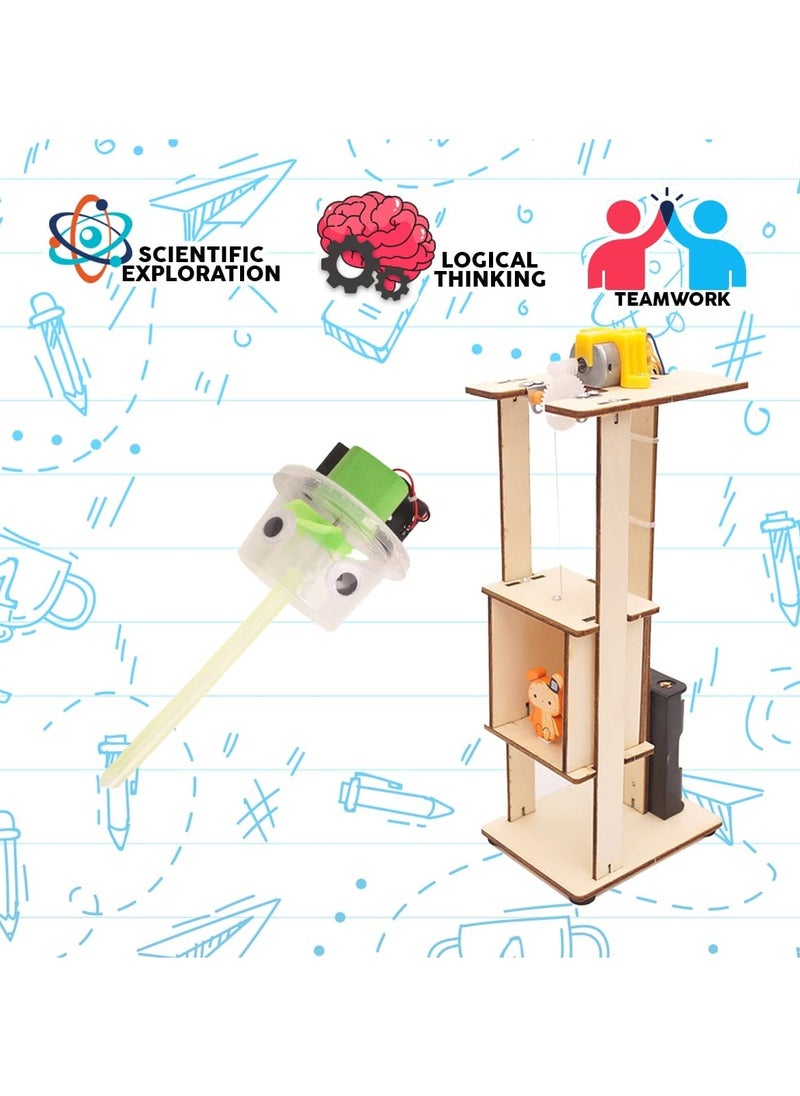 KIDSAVIA 10 in 1 Wooden Science Toy - DIY Science Experiment Kits STEM Play  - Image 3