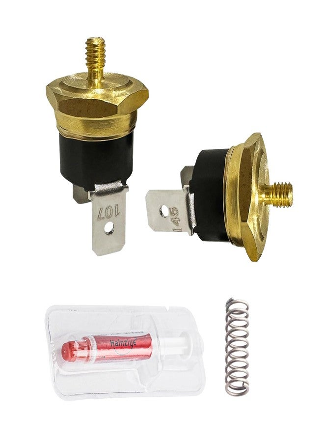 ANTDM Coffee Steam Thermostat Replacement, M4 Thread, 107°C & 145°C for Gaggia Classic Pro, Baby, Evolution, Espresso, Coffee & Others (Brew & Steam + 9 Bar OPV + Thermal Paste) - Image 1