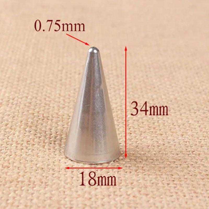 Pastry Nozzles Extra Fine Writing Drawing Cream Decorating Mouth Seamless 304 Stainless Steel Cake Baking Tool for Bread Shop Piping Nozzles - Image 2