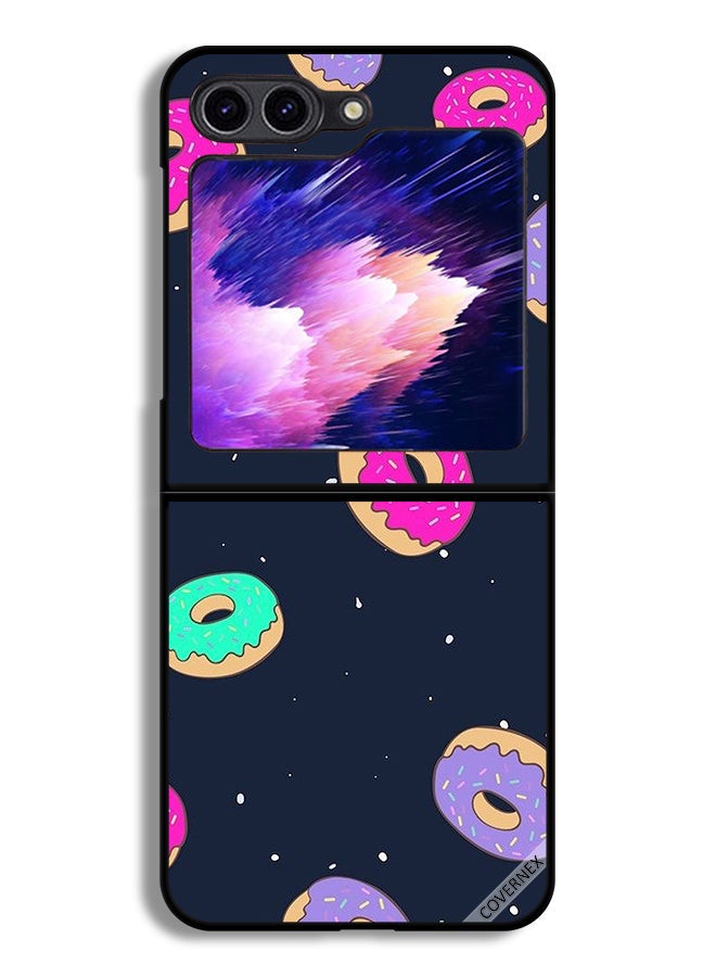 Covernex Samsung Galaxy Z Flip6 Protective Case Cover Donuts - Image 1