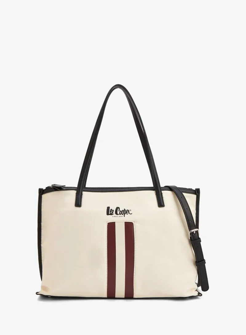 Logo Print Tote Bag With Double Handle