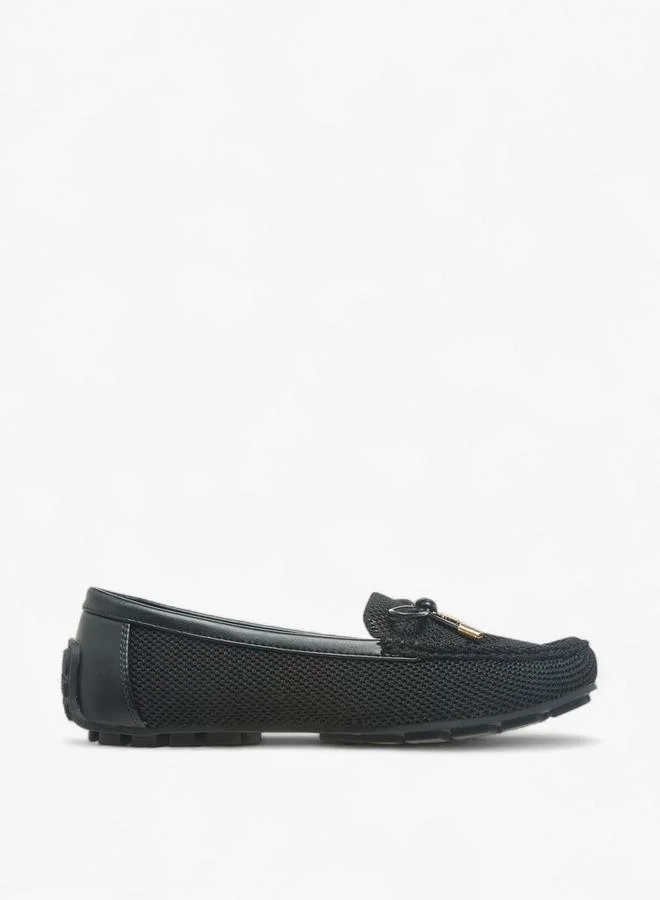 فلورا بيلا من شو إكسبرس حذاء نسائي محبوك بتفاصيل فيونكة بارزة