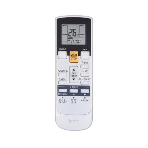 7-Seven 7SEVEN® Compatible with O General AC Remote AR-RAJ1E Model 107A Suitable Only for ASGG18LFCD ASGG24LFCD ASGG30LFCD Split Air Conditioner Model of Ogeneral - Match Keys Exactly with Existing Remote - Image 1