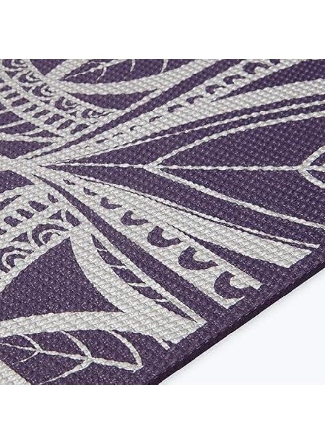 Gaiam Aubrgin Medallion Premium Metallic Yoga Mat – 6 mm Cushioned PVC with Stylish Print - Image 5