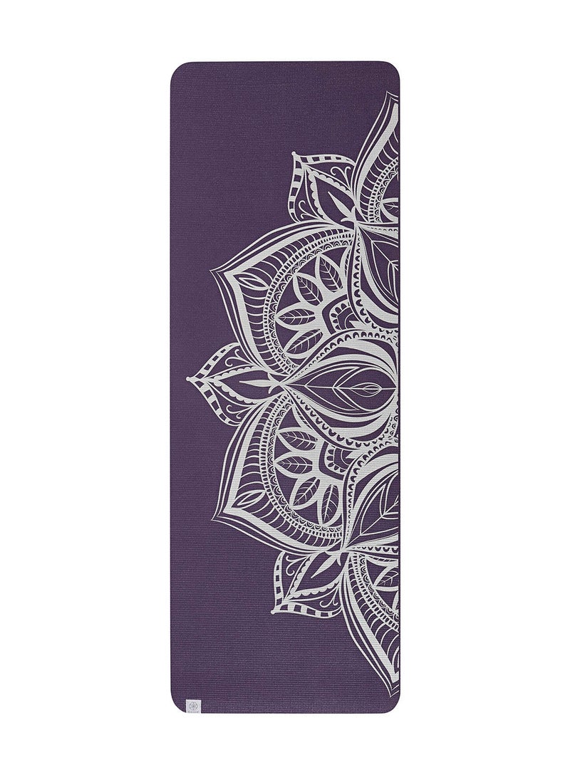 Gaiam Aubrgin Medallion Premium Metallic Yoga Mat – 6 mm Cushioned PVC with Stylish Print - Image 1