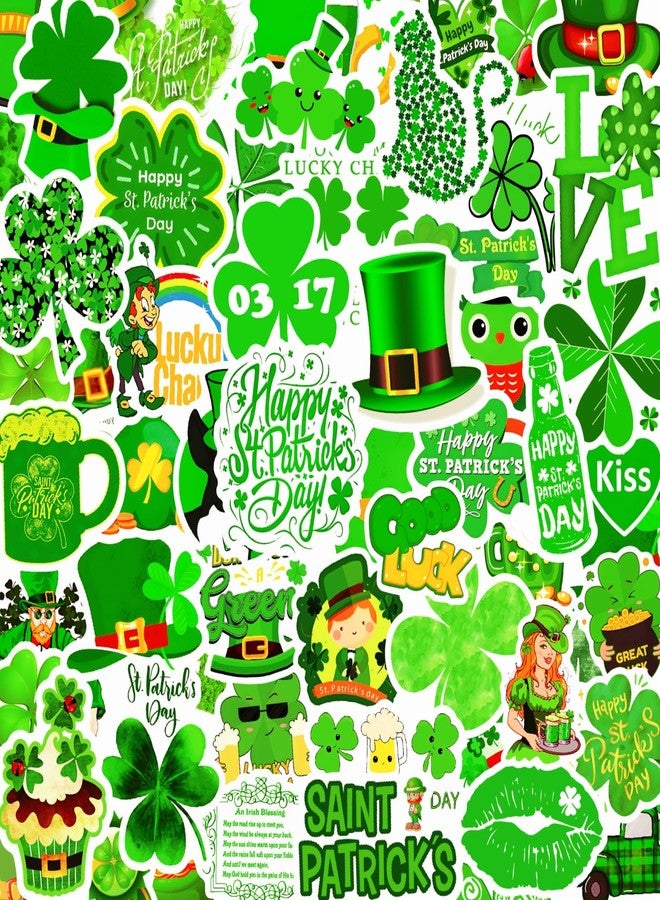300 قطعة من ملصقات نبات النفل بمناسبة عيد القديس باتريك، ملصقات فينيل مقاومة للماء على الطراز الأيرلندي، مناسبة لزجاجات المياه، وأجهزة الكمبيوتر المحمولة، والهدايا، وتوزيعات الحفلات، ومستلزمات الحرف اليدوية، وإكسسوارات وديكورات عيد القديس باتريك. - Image 1