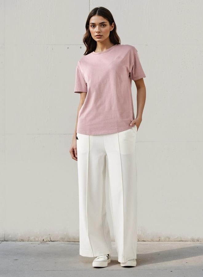 كابا تيشيرت قطن نسائي كابا وردي بقصة عادية - Image 2