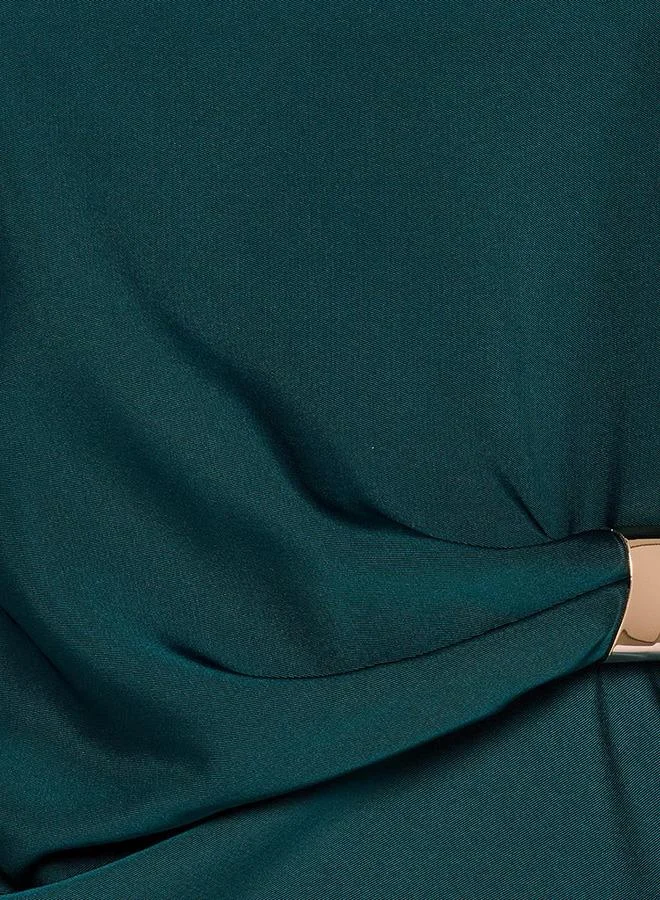 Iconic Iconic Midi Dress with Ruched Detail