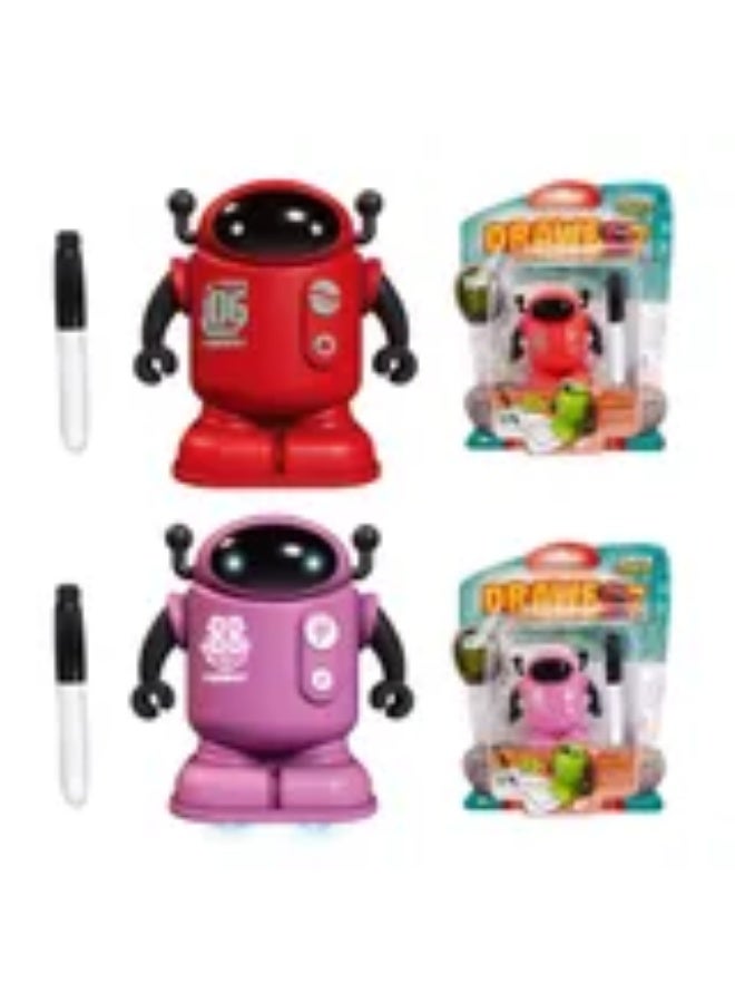Sam Toys - Drawbot Line Tracker Robot Toy For Kid - 1 Pc - Color May Vary - Image 1