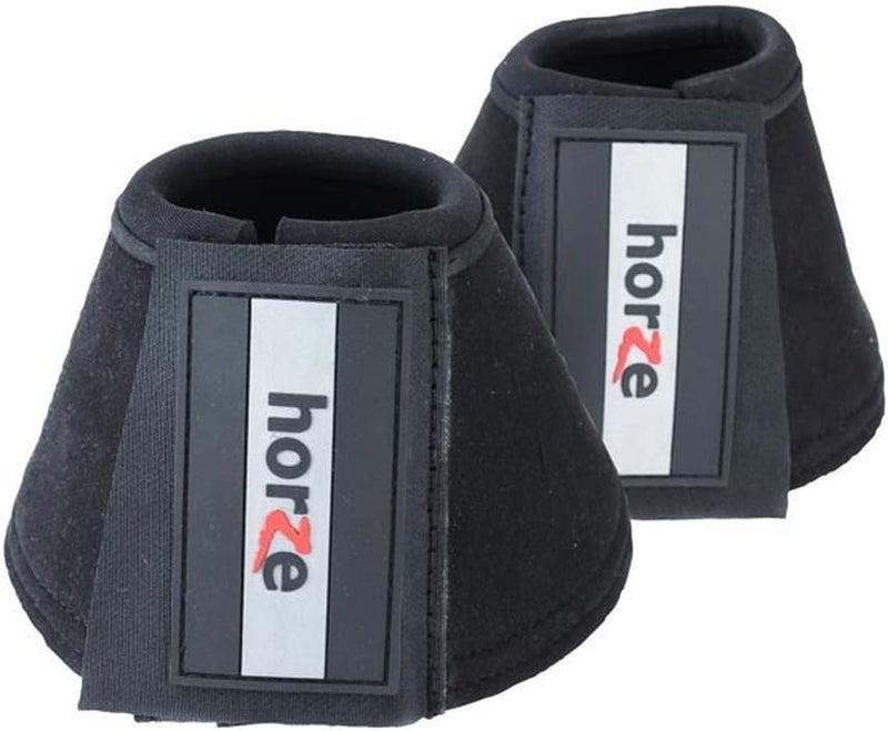 Horze All Purpose Bell Boots  Black  XL