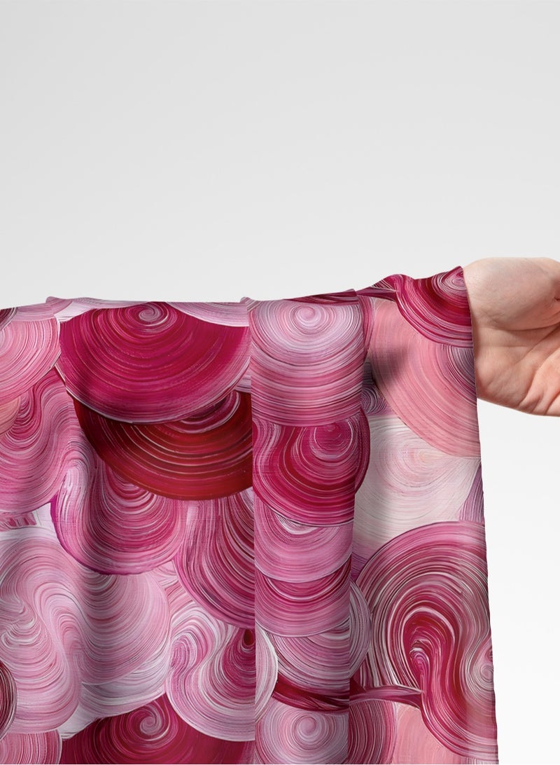 فيلاتو Ø¬Ù„Ø§Ø¨ÙŠØ© Ù…Ø®ÙˆÙŠØ± Ù…Ù† Ù‚Ù…Ø§Ø´ Ø­Ø±ÙŠØ± Ø§Ù„Ù„ÙŠÙ„ Ø¹Ø±Ø§Ù…Ù†ÙŠ Ø¨Ø§Ù„ÙŠØ§Ø±Ø¯Ø©ØŒ Ù†Ù‚Ø´Ø© ÙˆØ±Ø¯ÙŠØ© Ø­Ù…Ø±Ø§Ø¡ Ù…Ù„ØªÙˆÙŠØ©ØŒ Ø®ÙŠØ§Ø·Ø©ØŒ Ø¹Ø±Ø¶ 58 Ø¨ÙˆØµØ© - Image 1