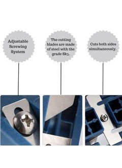 THS THS Wood Side Banding Machine Double Edge Trimmer Manual Tail Trimming Woodworking Hardware Tool for Carpenter  - Image 3