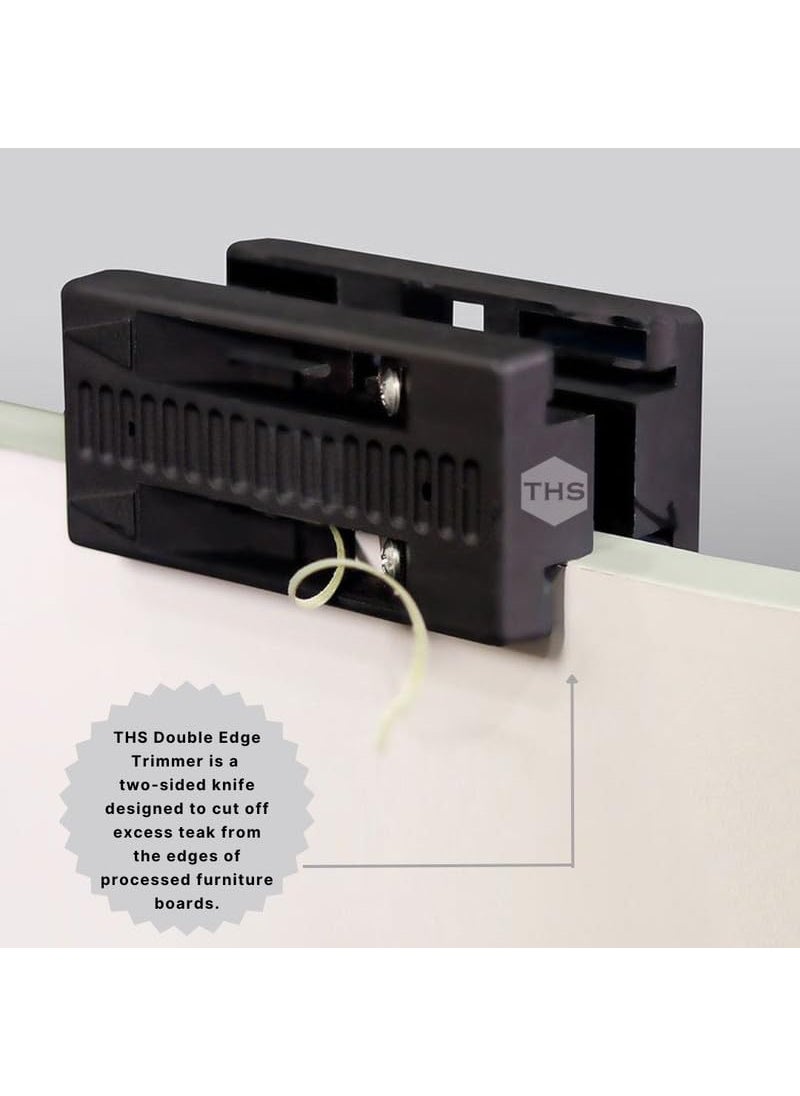 THS THS Wood Side Banding Machine Double Edge Trimmer Manual Tail Trimming Woodworking Hardware Tool for Carpenter  - Image 5