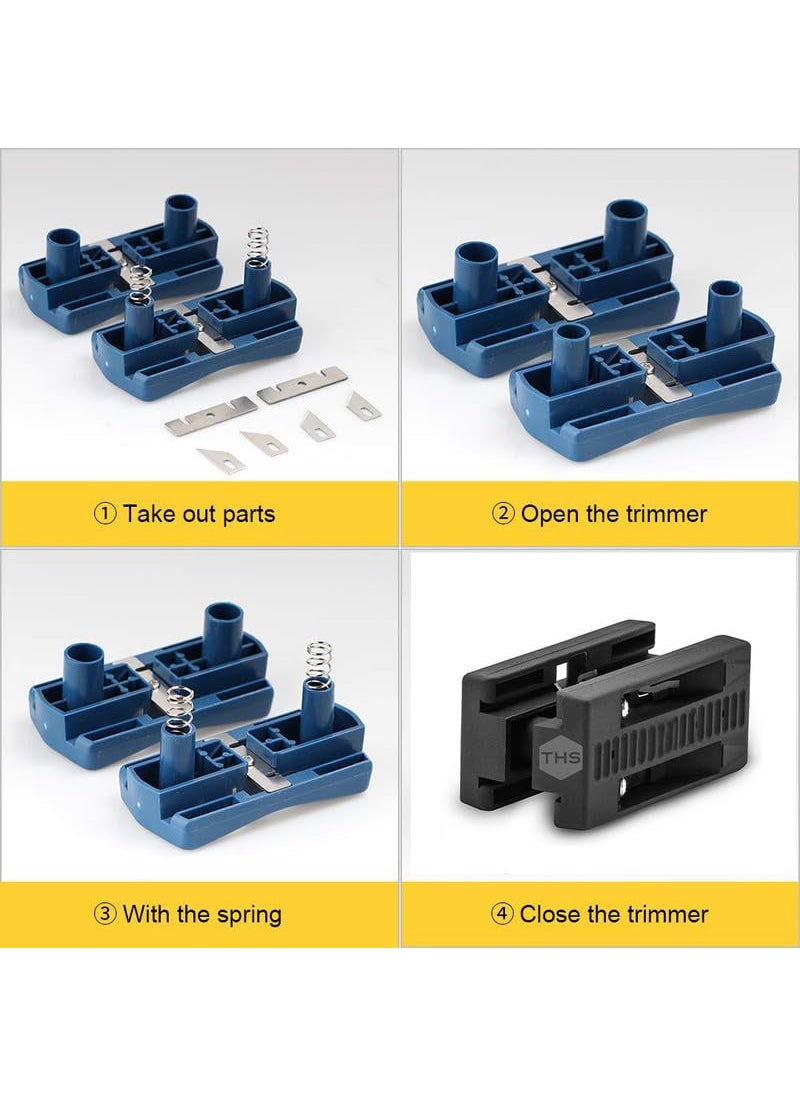 THS THS Wood Side Banding Machine Double Edge Trimmer Manual Tail Trimming Woodworking Hardware Tool for Carpenter  - Image 4