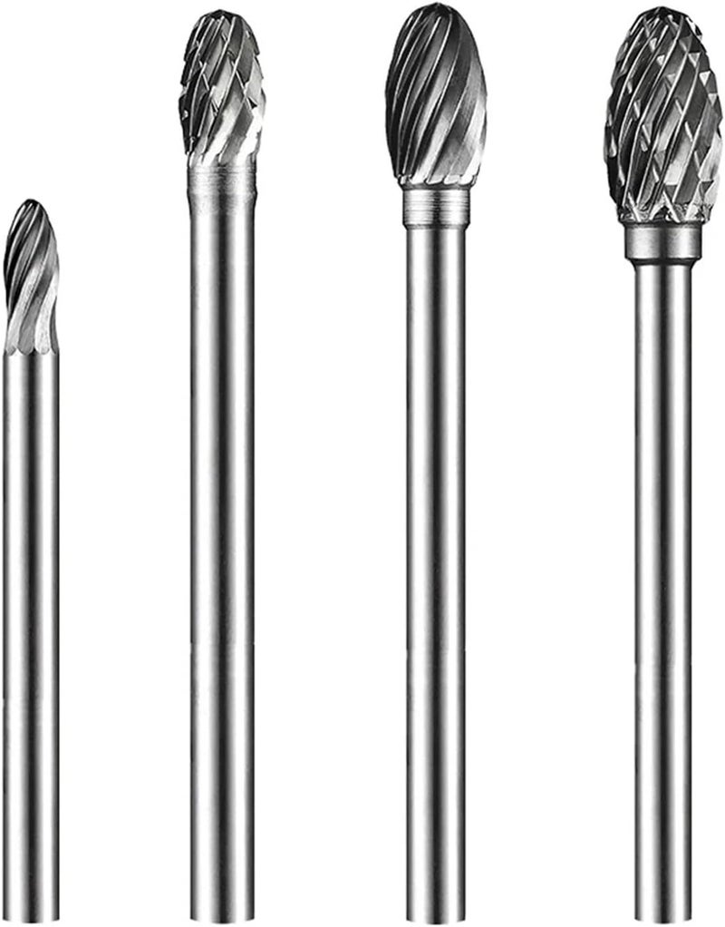 E Type Tungsten Carbide Rotary Burr File 3mm Shank E0610M03 E0306M03 20PC - Image 1