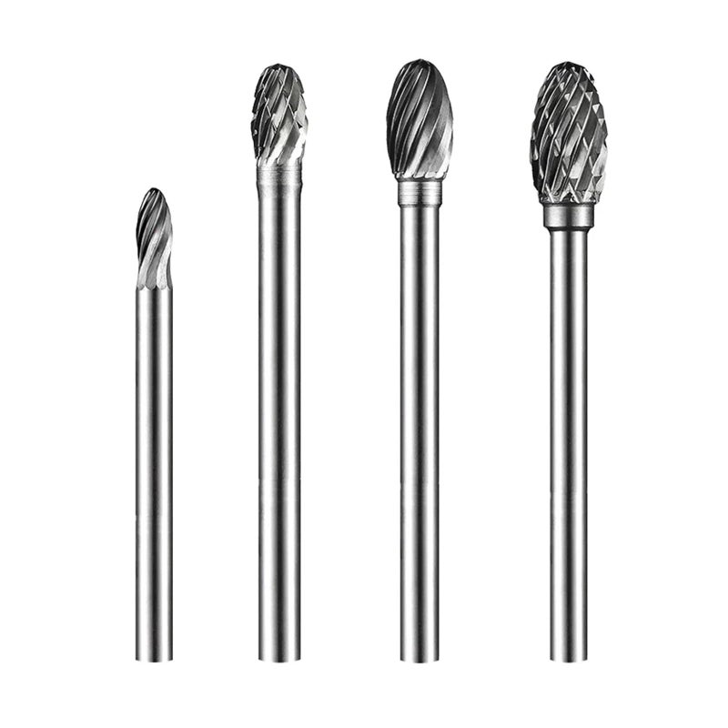 E Type Tungsten Carbide Rotary Burr File 3mm Shank E0610M03 E0306M03 20PC - Image 2