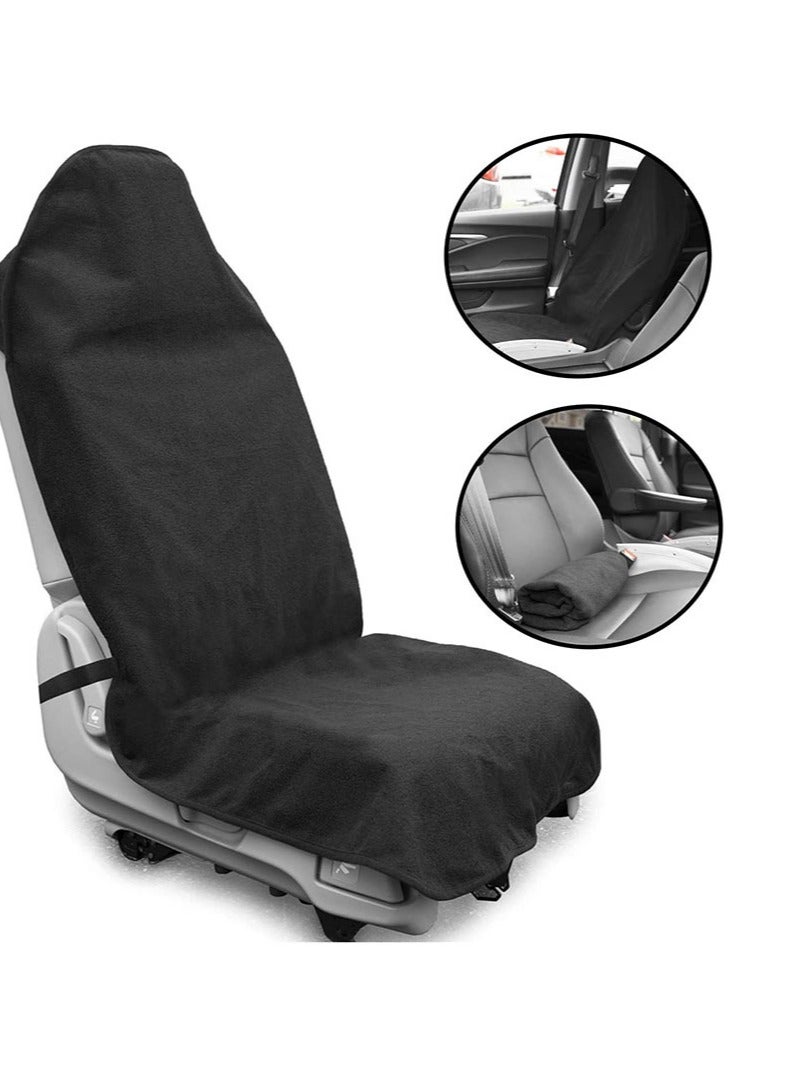 غطاء مقعد سيارة مقاوم للماء والعرق والمناشف، للشاطئ والمشي لمسافات طويلة، يناسب حامي مقعد الدلو ضد الانز للسيارات - Image 1