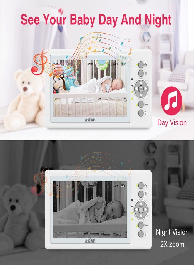 JouSecu Add-on Baby Camera Unit, Baby Monitor Camera, Only Work B049/B059 Monitor, Maximum 2 Cameras - Image 3