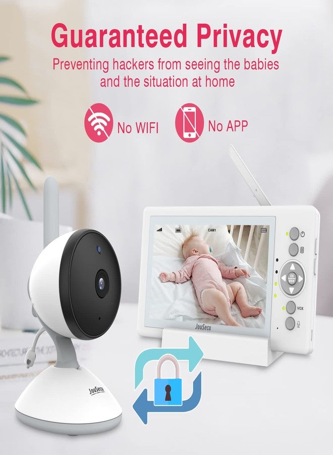 JouSecu Add-on Baby Camera Unit, Baby Monitor Camera, Only Work B049/B059 Monitor, Maximum 2 Cameras - Image 2