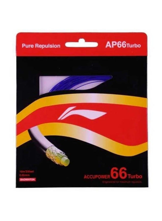 Li-Ning Ap-66 Turbo Badminton String - Royal Blue  - Image 1