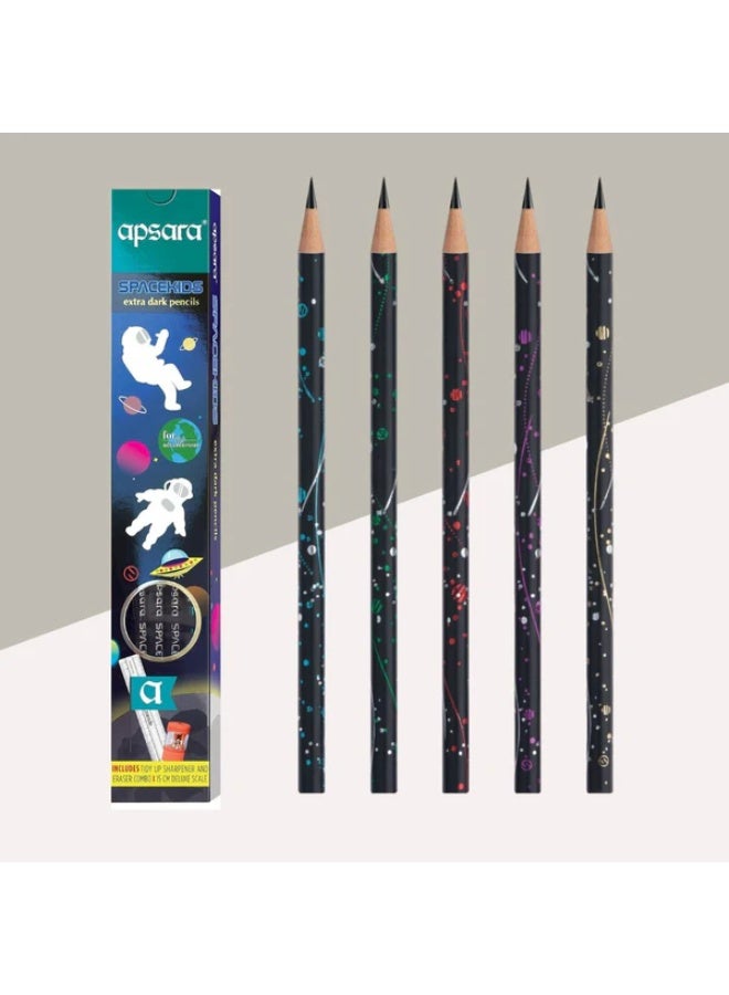 Apsara Space Kids Extra Dark Pencil Set ( Pack of 10 )