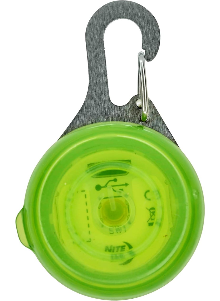 NiteIze SpotLit Rechargeable Collar Light  Green  - Image 5
