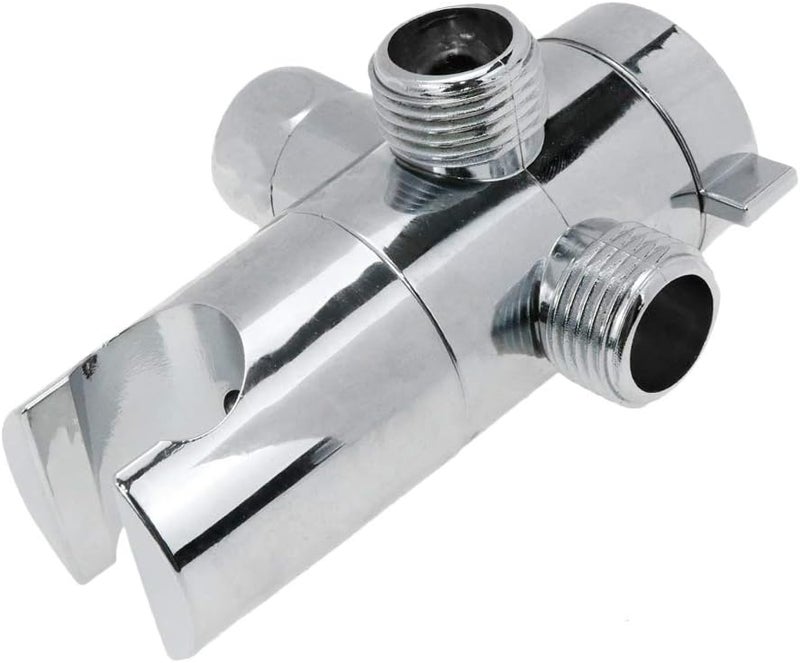 Sscon 3-Way Shower Arm Diverter Valve 1/2 Inch Universal ABS Plastic Showerhead Bracket for Bathroom 1 Pack - Image 3