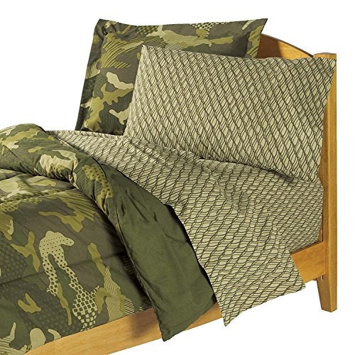 Dream Factory Boys Army Green Desert Camo Comforter Set, Multi, Twin - Image 4