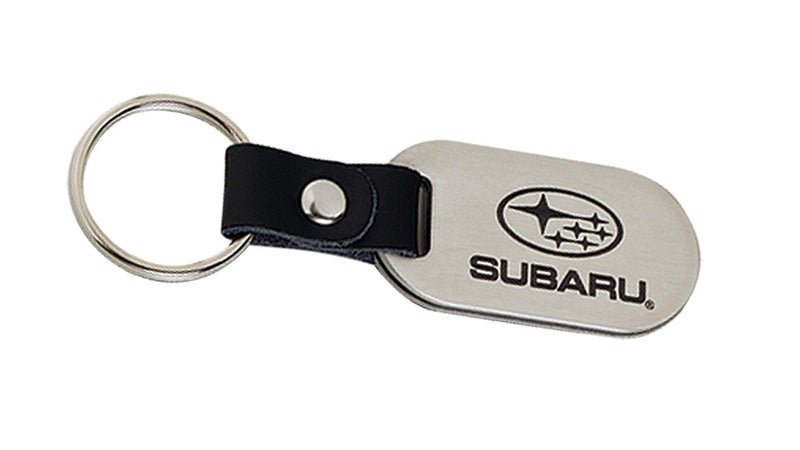 Subaru SOA342L162 Logo Stainless Steel Keychain Key Chain Impreza Legacy Outback Ascent Forester BRZ Crosstrek WRX STI Genuine Solterra - Image 2
