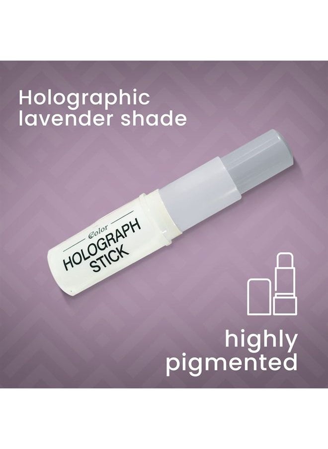 Ccolor Cosmetics - Holographic Face Highlighter, Cream Lavender Highlighter Makeup Stick, Highly Pigmented Face Highlighter, Blendable Shimmering Highlight, Prismatic Glow, Cruelty & Paraben-Free - Image 1