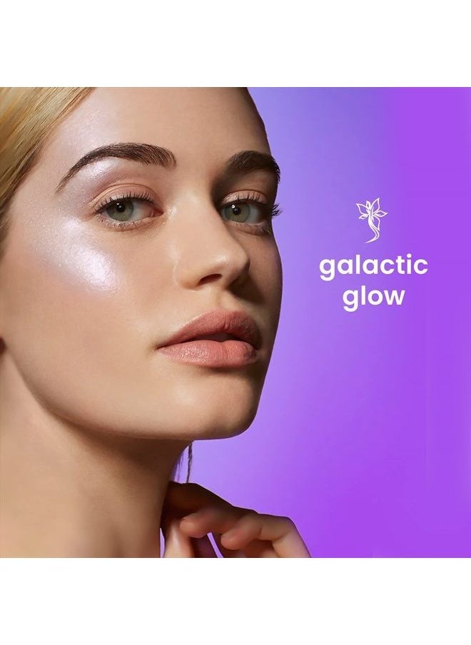 Ccolor Cosmetics - Holographic Face Highlighter, Cream Lavender Highlighter Makeup Stick, Highly Pigmented Face Highlighter, Blendable Shimmering Highlight, Prismatic Glow, Cruelty & Paraben-Free - Image 1