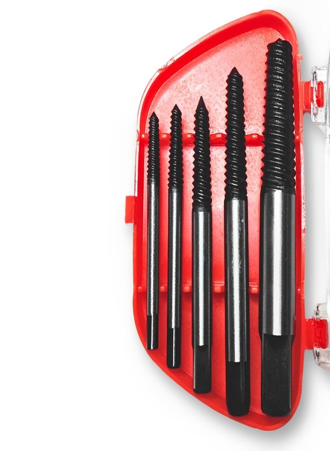 ZIODIC Damaged Screw Extractor Remover Tools Kit, Set of 5 Pcs, for Stripped Screw and Broken Bolt Removers, Screwdriver Bit Set (5 Pcs) - Image 1
