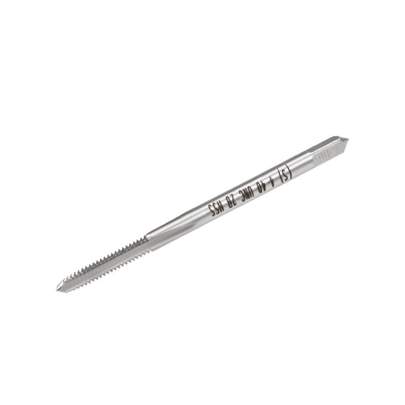uxcell Machine Tap 4-40 UNC Thread Pitch 2B Class 3 Flutes High Speed Steel - Image 1