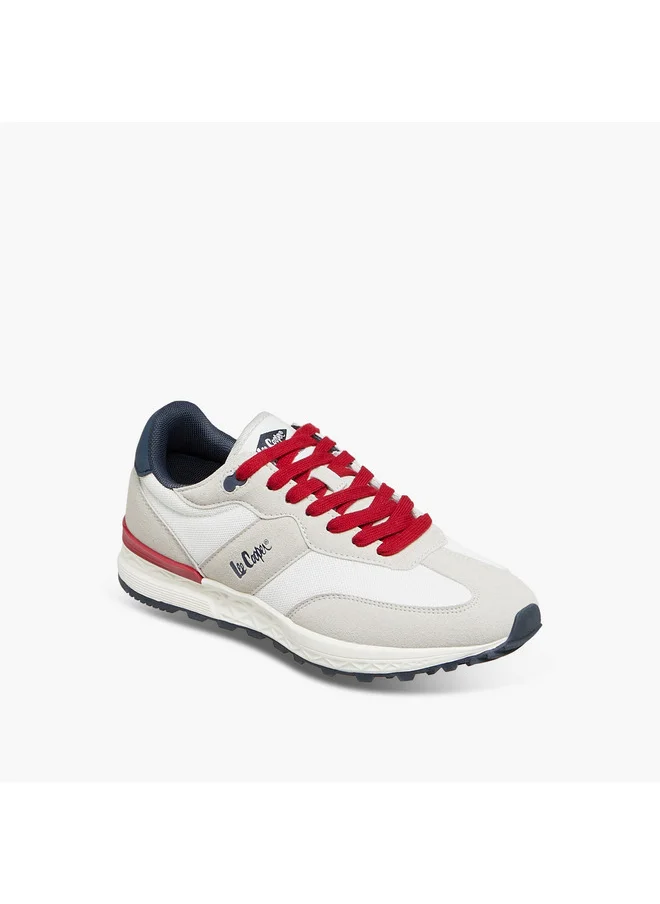 لي كوبر Women's Logo Detail Sneakers with Lace-Up Closure