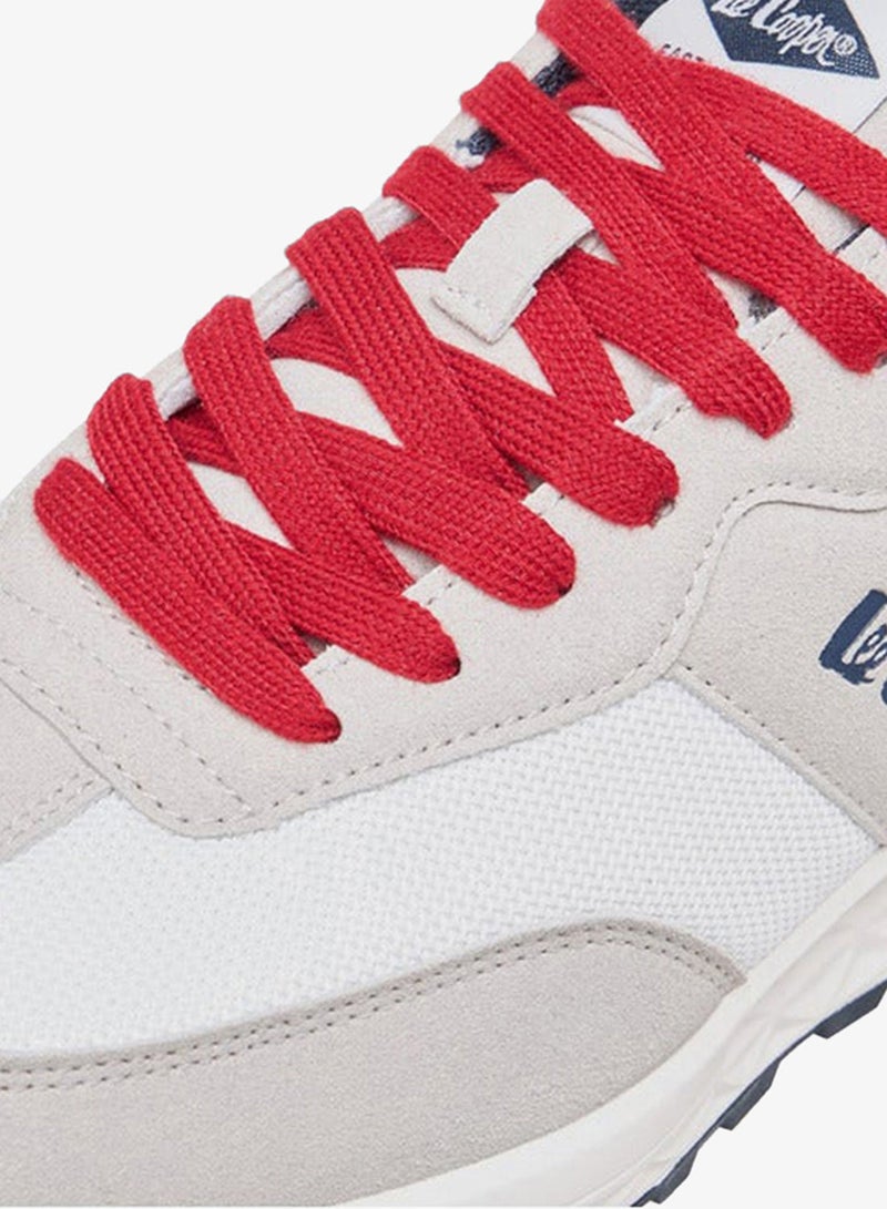 Lee Cooper Women's Logo Detail Sneakers with Lace-Up Closure - Image 4